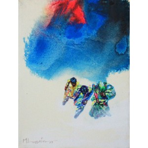Hussain Chandio, 12 x 16 Inch,  Acrylic on Canvas,  Figurative Painting-AC-HC-055